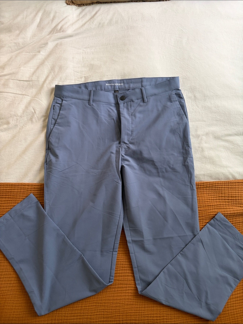 Banana Republic Men's Slate Blue Chinos